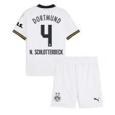 Borussia Dortmund Nico Schlotterbeck #4 Tredjedraktsett Barn 2024-25 Kortermet (+ korte bukser)